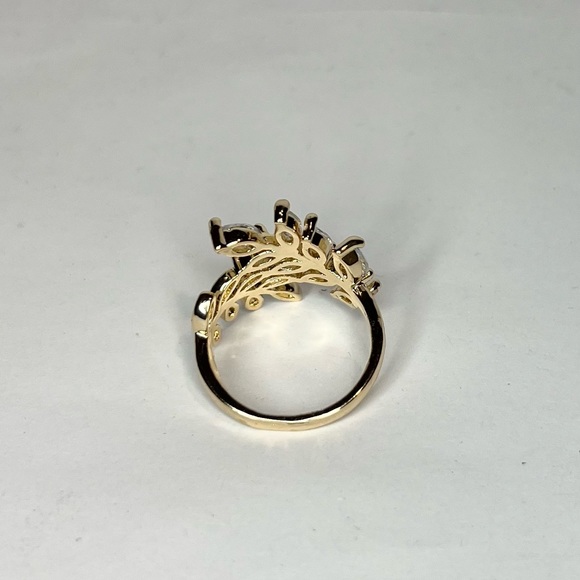 14k gold filled leaf ring - Picture 3 of 4